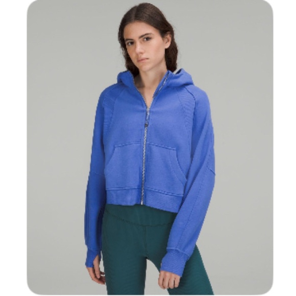 lululemon athletica Women's Blue Full-Zip Hoodie - Picture 6 of 6